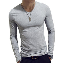 Load image into Gallery viewer, 2020 Autumn Men T-Shirts Long Sleeve O-Neck Casual Fitness Jogging Solid Fashion Tee Basic Running Homme Top Clothing
