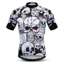 Load image into Gallery viewer, 2020 Cycling Jersey Men&#39;s Bike Jerseys Mountain Road MTB Shirts Short Sleeve Maillot Ciclismo Top Summer bicycle clothing skull
