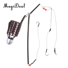Load image into Gallery viewer, 20g 30g 40g 2 Hooks Fish Bait Feeder Basket Holder Fishing Lure Cage With Line Hooks Fishing Accessories
