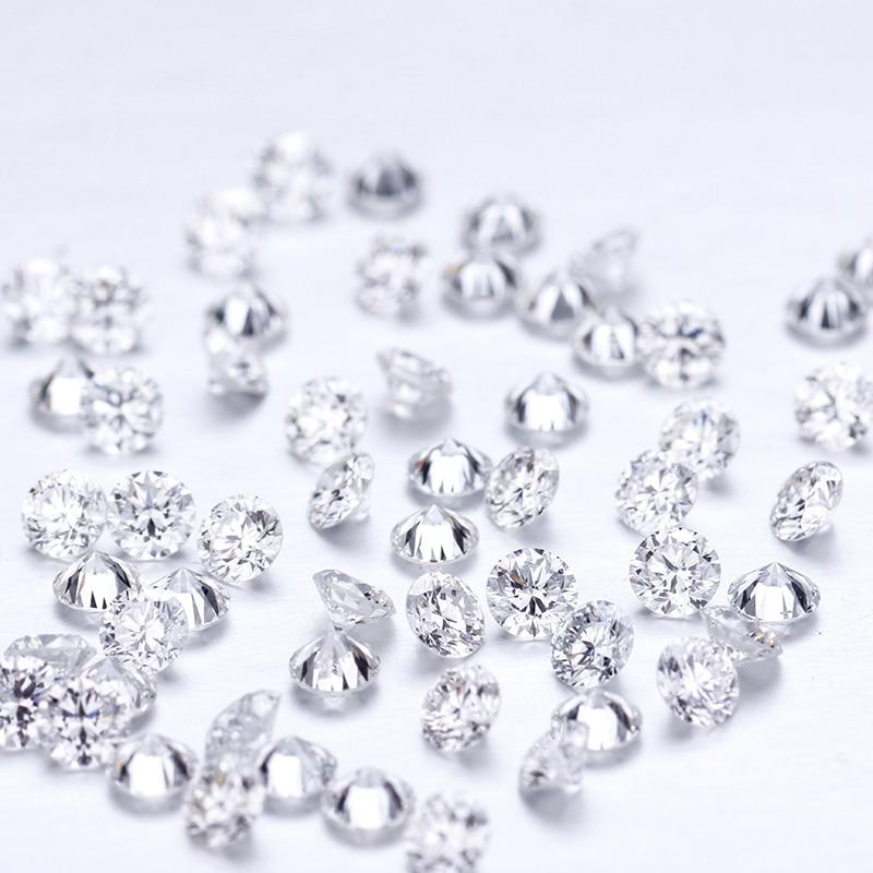 20pcs/pack Lab Grown Loose Diamond DEF Color VS-VVS Clarity Round 1.45mm CVD/HPHT diamond Test Positive Lab Diamond