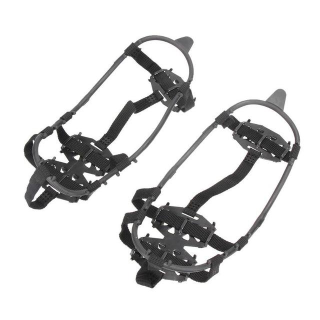 24 Teeth Ice Gripper for Shoes Durable Crampons Winter Climbing Anti Slip Shoes Cover Spike Grips Cleats for Ice Snow