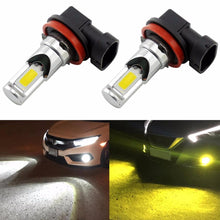 Load image into Gallery viewer, 2Pcs H8 H11 H16 LED Bulbs H10 9145 9140 HB3 9005 HB4 9006 PSX24W 2504 H7 LED Fog Light Bulb 6000k White/3000k Golden Yellow
