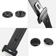 Load image into Gallery viewer, 2pc/set safety Car Parts Black Beige Plastic Car Safety Seat Belt Stopper Spacing Limit Buckle Clip Retainer Seatbelt StopButton
