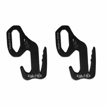 Load image into Gallery viewer, 2pcs carabiner rope fasteners Figure 9 large aluminum rope fastening machine armor outdoor canopy tent wind rope buckle 30S9
