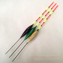 Load image into Gallery viewer, 3Pcs Fishing Float Bobber High Sensitivity Float Marked Bold Tail Fir Wood Fluorescent Fishing Light Float Fishing Accessories
