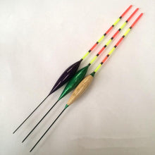 Load image into Gallery viewer, 3Pcs Fishing Float Bobber High Sensitivity Float Marked Bold Tail Fir Wood Fluorescent Fishing Light Float Fishing Accessories
