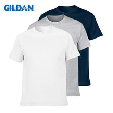 Load image into Gallery viewer, 3Pcs/lot GILDAN T Shirt Men Summer Short Sleeve O neck Mens T-shirt 100% Cotton t shirt Tops Mens Brand tshirt Plus size XS-3XL

