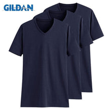 Load image into Gallery viewer, 3Pcs/lot GILDAN T Shirt Men Summer Short Sleeve O neck Mens T-shirt 100% Cotton t shirt Tops Mens Brand tshirt Plus size XS-3XL
