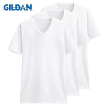 Load image into Gallery viewer, 3Pcs/lot GILDAN T Shirt Men Summer Short Sleeve O neck Mens T-shirt 100% Cotton t shirt Tops Mens Brand tshirt Plus size XS-3XL
