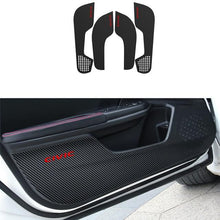 Load image into Gallery viewer, 4 pcs/set Car Door Anti-kick Anti-dirty Pad Carbon Fiber Leather Decoration Accessories For Honda Civic 2016 2017 2018 2019
