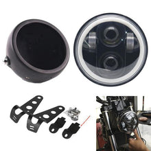 Load image into Gallery viewer, 5-3/4" 5.75 inch Motorcycle ATV Car LED Headlight For Harley indian scout Vaz lada 2106 Honda shadow750 spirit C2 Triumph Yamaha
