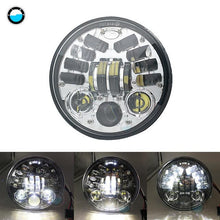 Load image into Gallery viewer, 5.75 inch 70W Led Headlight High Low Beam Motorcycles 5 3/4 White DRL Yellow Turn signal lights.
