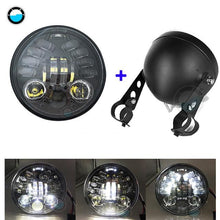 Load image into Gallery viewer, 5.75 inch 70W Led Headlight High Low Beam Motorcycles 5 3/4 White DRL Yellow Turn signal lights.
