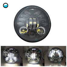 Load image into Gallery viewer, 5.75 inch 70W Led Headlight High Low Beam Motorcycles 5 3/4 White DRL Yellow Turn signal lights.
