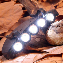 Load image into Gallery viewer, 5 LED cap light Headlight Head Lamp Night Flashlight Torch Head Light Lamp adjustable Bright light Fishing Tackle and hunting
