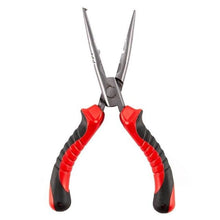 Load image into Gallery viewer, 7 / 9in Stainless Steel Fishing Pliers Red Sea Fishing Scissors Braid Swivel Snap Hook Tools Anti-rust Split Ring Cutters Pesca
