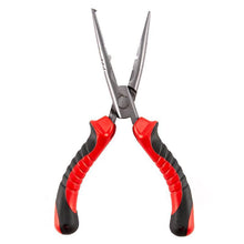 Load image into Gallery viewer, 7 / 9in Stainless Steel Fishing Pliers Red Sea Fishing Scissors Braid Swivel Snap Hook Tools Anti-rust Split Ring Cutters Pesca
