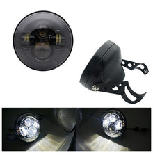 Load image into Gallery viewer, 7 Inch  60W DOT SAE E9 Motorcycle Headlamp  with angle eye Led  Headlight  7inch housing bucket trim ring.
