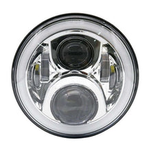 Load image into Gallery viewer, 7" LED Headlight for HD FLSTC Ultra Classic Road King Yamaha Road Star V Star 650 1100 Deluxe Indian Scout Chief Vegas 8-Ball
