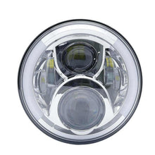 Load image into Gallery viewer, 7" LED Headlight for HD FLSTC Ultra Classic Road King Yamaha Road Star V Star 650 1100 Deluxe Indian Scout Chief Vegas 8-Ball

