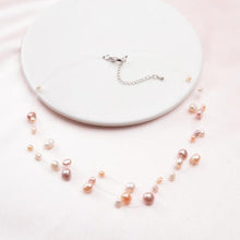 Load image into Gallery viewer, ASHIQI Multilayer White Natural Baroque Pearl Choker Necklace for Women Simple Style Handmade DIY Wedding Party Jewelry gift
