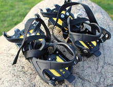 Load image into Gallery viewer, Adjustable 10 Teeth Crampons Manganese Steel Climbing Gear Snow Ice Anti-Skid Shoe Grippers Crampon Device Mountaineering
