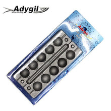 Load image into Gallery viewer, Adygil DIY Fishing Ball Sinker Mould ADBASM/#7 Ball Sinker 85g 6 Cavities

