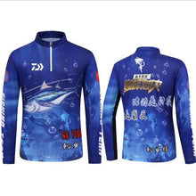 Load image into Gallery viewer, Anti-UV DAIWA Fishing Clothes Long Sleeve Ultra-Light Hooded Fishing Clothing Quick Dry Breathable Sun Protection Fishing Shirt
