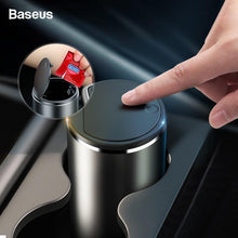Load image into Gallery viewer, Baseus Car Trash Bin Alloy Garbage Can For Car Dustbin Waste Rubbish Basket Bin Organizer Storage Holder Bag Auto Accessories
