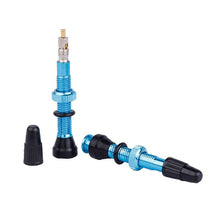 Load image into Gallery viewer, Bicycle 55mm Presta Valve for Road MTB Bicycle Tubeless Rim Brass Core Alloy Stem Tubeless Sealant Compatible
