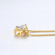 Load image into Gallery viewer, CZCITY New Design Pure 925 Sterling Silver Pendant Necklace for Women Trendy Exquisite 18K Plated Collar Mujer Colorful Jewelry
