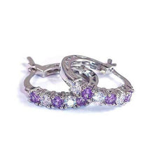 Load image into Gallery viewer, Cellacity Delicate Round Silver 925 Jewelry Gemstones Earrings for Women Oval shaped Ruby Ear drops Dating Female Gift Wholesale
