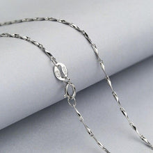 Load image into Gallery viewer, Classic Basic Chain 100%925 Sterling Silver Lobster Clasp Adjustable Necklace Lady 40CM/46CM Chain Fashion Jewelry

