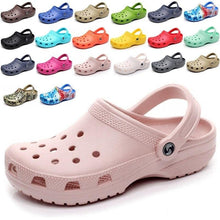 Load image into Gallery viewer, Classic Slip On Garden Clog Shoes Women Quick Drying Summer Beach Slipper Hollow Flip Flop Outdoor Sandals Men Cross Strap shoes
