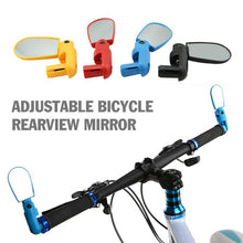 Load image into Gallery viewer, Cycling Bike Bicycle Mirror Universal Adjustable Rear View Mirror Bike Handlebar Rearview Mirror Wide Angle Rotate View Mirrors
