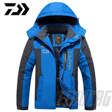 Load image into Gallery viewer, DAIWA Fishing Clothing Winter Autumn Winter Waterproof Warm Fishing Jackets Men Fleece Thick Outdoor Fishing Shirts M-9XL
