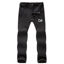 Load image into Gallery viewer, DAIWA Fishing Waterproof Pants Men Sport Winter Thick Warm Fleece Fishing Trousers Male Windbreaker Sweatpants DAWA Clothing
