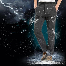 Load image into Gallery viewer, DAIWA Fishing Waterproof Pants Men Sport Winter Thick Warm Fleece Fishing Trousers Male Windbreaker Sweatpants DAWA Clothing
