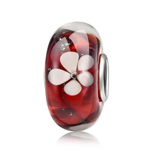 Load image into Gallery viewer, DALARAN Pink Flowers Series DIY Charms 925 Sterling Silver Beads Charm Fit Original Pandora Bracelets For Women Jewelry Making
