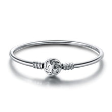 Load image into Gallery viewer, DALARAN Women'S 925 Sterling Silver Bangles Heart Snake Chain Fit Pandora Beads &amp; Pendants For Women DIY Jewelry Making Hot Sale

