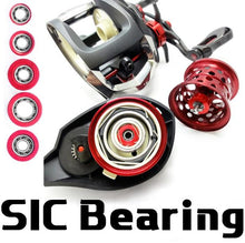 Load image into Gallery viewer, DIY SIC bearings for fishing reel
