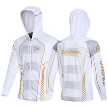 Load image into Gallery viewer, Daiwa Clothes Fishing Shirt Jacket Ice Silk Quick Dry Sports Clothing Sun Protection Face Neck Anti-uv Breathable Fishing Hooded
