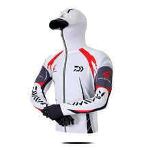 Load image into Gallery viewer, Daiwa Clothes Fishing Shirt Jacket Ice Silk Quick Dry Sports Clothing Sun Protection Face Neck Anti-uv Breathable Fishing Hooded
