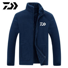 Load image into Gallery viewer, Daiwa Fishing Clothing Men Long Sleeve Autumn Winter Hiking Fishing Shirts Outdoor Warm Breathable Fishing Hoodies
