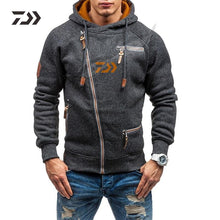 Load image into Gallery viewer, Daiwa Fishing Jacke Men's Winter Hoodie Warm Hooded Sweatshirt Coat Jacket Outwear Sweater Tops Men Sport Fishing Clothes
