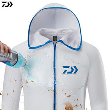 Load image into Gallery viewer, Daiwa Shirt Breathable Fishing Clothing Men Waterproof Fishing Shirts Long Sleeve Fishing Jacket Quick Drying Fishing Clothes
