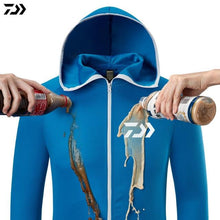 Load image into Gallery viewer, Daiwa Shirt Breathable Fishing Clothing Men Waterproof Fishing Shirts Long Sleeve Fishing Jacket Quick Drying Fishing Clothes
