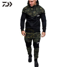 Load image into Gallery viewer, Daiwa Suit for Fishing Suit Men Camouflage Fishing Shirt Long Sleeve In Fishing Clothing Fishing Jacket Pants Sportswear Casual
