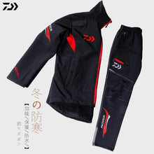 Load image into Gallery viewer, Daiwa Windproof Waterproof Fishing Clothing Quick Dry Fishing Jacket and Pants Outdoor Sports Fishing Shirts Men Fishing Suit
