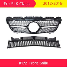 Load image into Gallery viewer, Diamond Front Grille for mercedes R172 SLK Class 2012-2016 SLK200 SLK250 SLK350 Racing Grille
